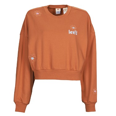 Sweatshirt Levi's GRAPHIC CROP PRISM CREW Sweatshirt 
Narancssárga | A2729-0003, 0