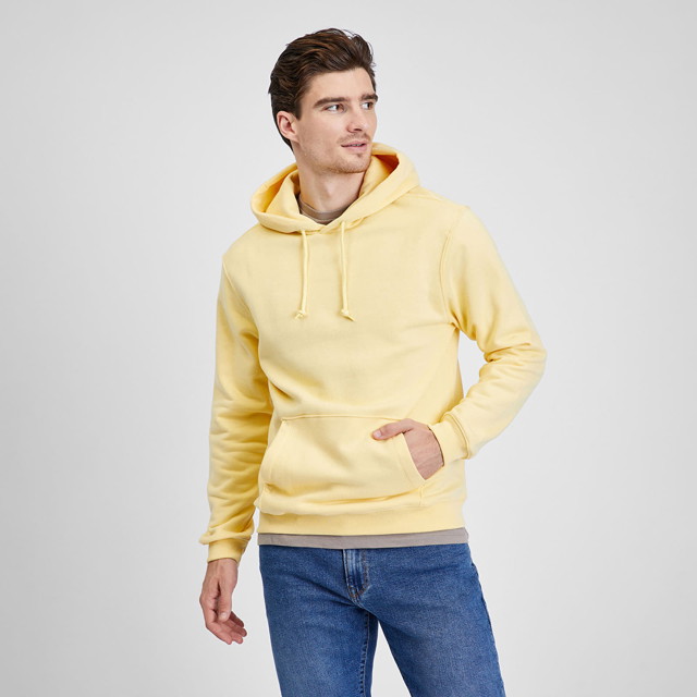 Sweatshirt GAP Non Logo Hoodie Havana Yellow Sárga | 737296-54