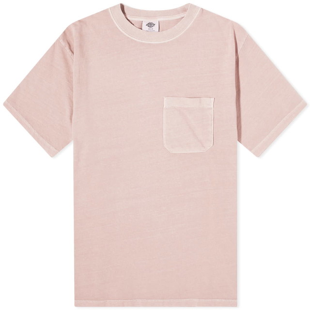 Póló Dickies Men's Garment Dyed Pocket T-Shirt in Fawn, Size Large | END. Clothing Bézs | DK0A4Z2JFDA1