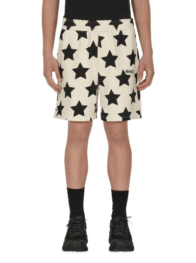 Rövidnadrág Awake NY Star Printed Sweatshorts Fehér | AWK-SP22-SH001 IVORYBLACK