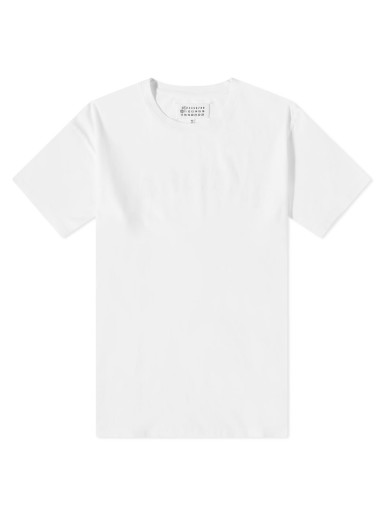 Póló Maison Margiela Colllege Logo Tee Fehér | S51GC0519-S22816-100