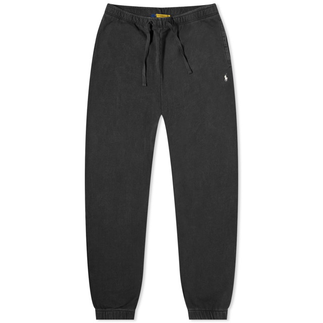 Sweatpants Polo by Ralph Lauren Loopback Sweat Pants "Faded Black Canvas" Fekete | 710916699012