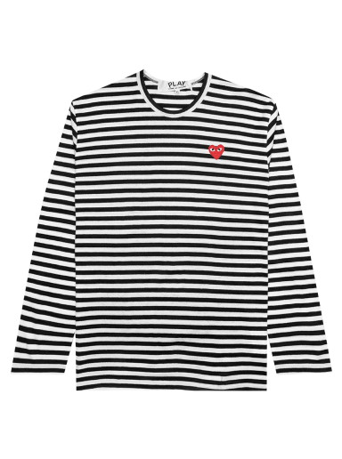Póló Comme des Garçons PLAY Striped T-Shirt Fehér | AZ T164 051 1