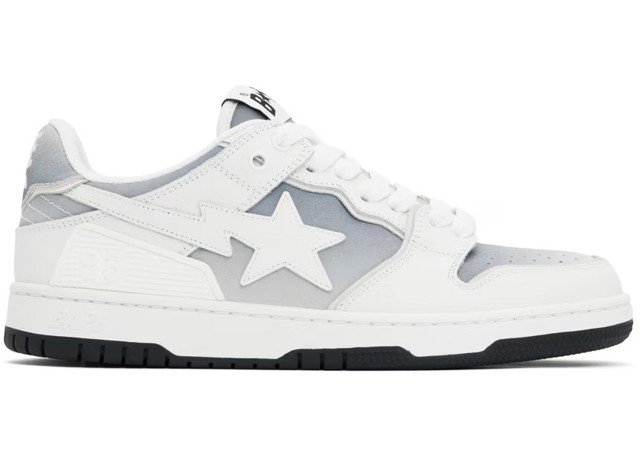 Sneakerek és cipők BAPE A Bathing Ape Sk8 Sta #4 White Fehér | 1J80-191-058-WHT/001FWJ802058I-WHT