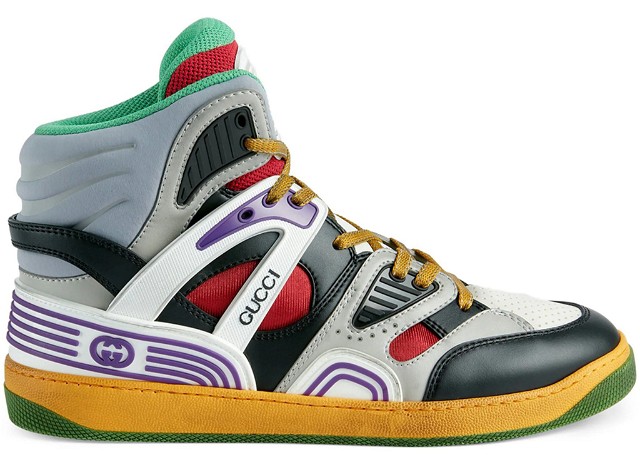 Sneakerek és cipők Gucci Basket Multicolor (Women's) Szürke | 661312 2SH90 1072