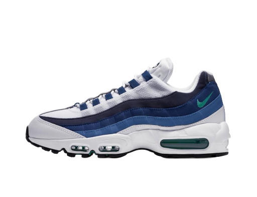 Sneakerek és cipők Nike Air Max 95 White Slate Blue Kék | 554970-131