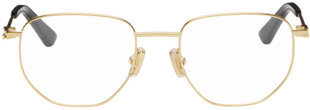 Napszemüveg Bottega Veneta Round Glasses Bézs | BV1301O-001