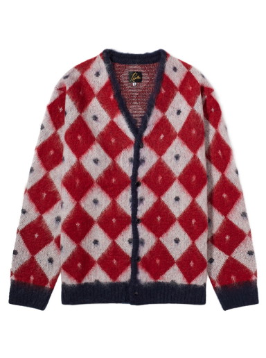 Pulóver Needles Diamond Mohair Cardigan 
Piros | NS280-NY