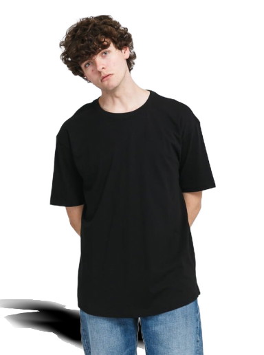 Póló Urban Classics Organic Cotton Curved Oversized Tee Fekete | TB4394A black