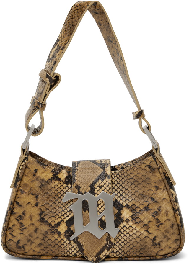 Válltáskák MISBHV Snake-Embossed Bag Barna | 240A431