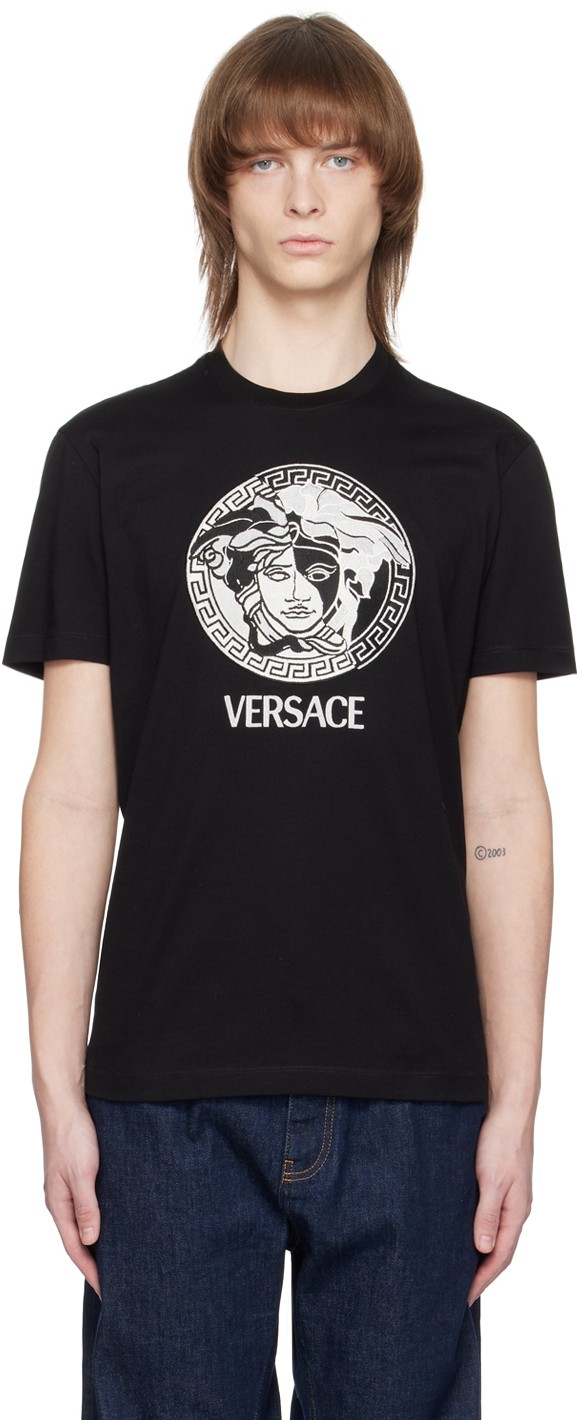 Póló Versace Medusa T-Shirt Fekete | 1006984 1A04967