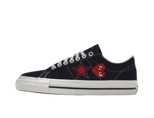 Sneakerek és cipők Converse One Star Ox Comme des Garcons PLAY Black Fekete | A01791C