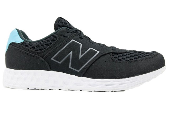 Sneakerek és cipők New Balance 574 Fresh Foam Breathe Black Blue White Fekete | MFL574NO