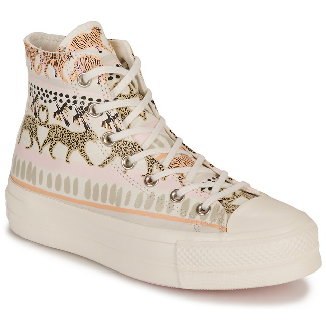 Sneakerek és cipők Converse CHUCK TAYLOR ALL STAR LIFT-ANIMAL ABSTRACT Bézs | A06817C