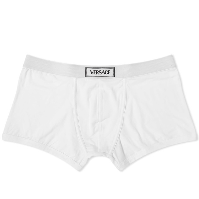 Men's Logo Boxer Trunk White