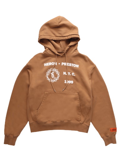 Sweatshirt HERON PRESTON Medieval Hoodie Barna | HMBB024F22JER0056401