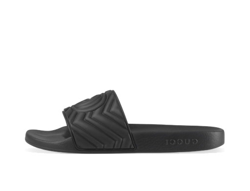 Sneakerek és cipők Gucci Matelasse Slide Fekete | 601041 JD600 1000