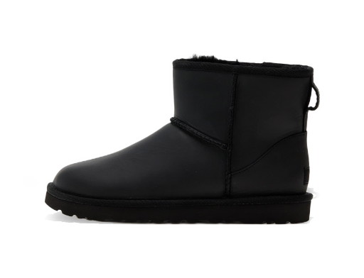 Sneakerek és cipők UGG Classic Mini Leather W Fekete | 1016558-BLK