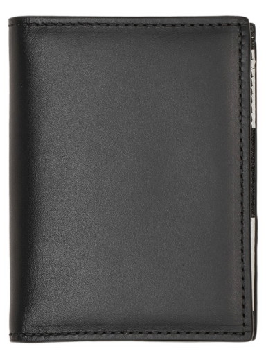 Pénztárca Comme des Garçons Classic Print Leather Wallet Fekete | SA0641CP 1