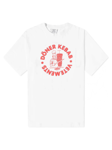 Póló VETEMENTS Doner Kebab T-Shirt White Fehér | UE54TR540W