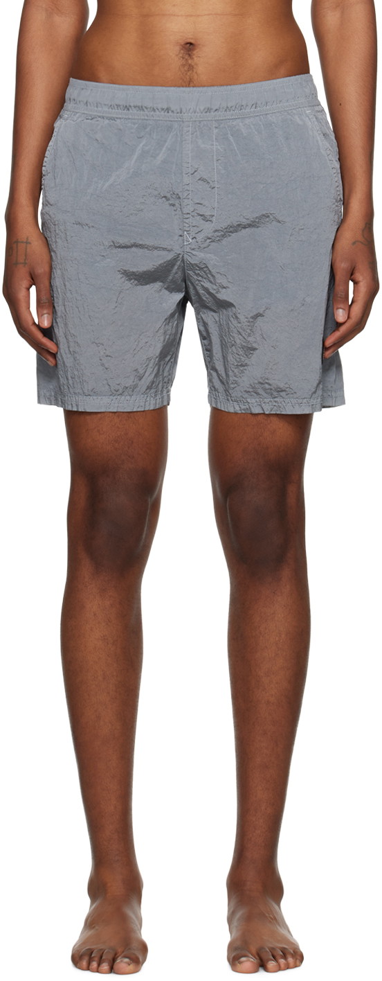 Rövidnadrág Stone Island Metallic Swim Shorts Szürke | 8015B0943