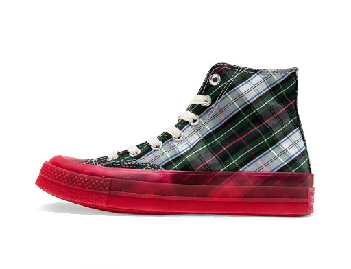 Lifestyle Converse Chuck Taylor All-Star 70 Hi "Plaid Translucent Midsole Red" Többszínű | 163324C