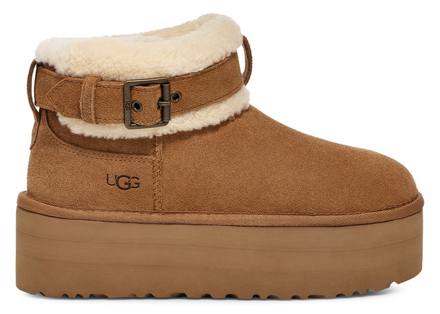 Ruházat UGG Ultra Mini Belted Roller Boot "Chestnut" W Barna | 1144041-CHE