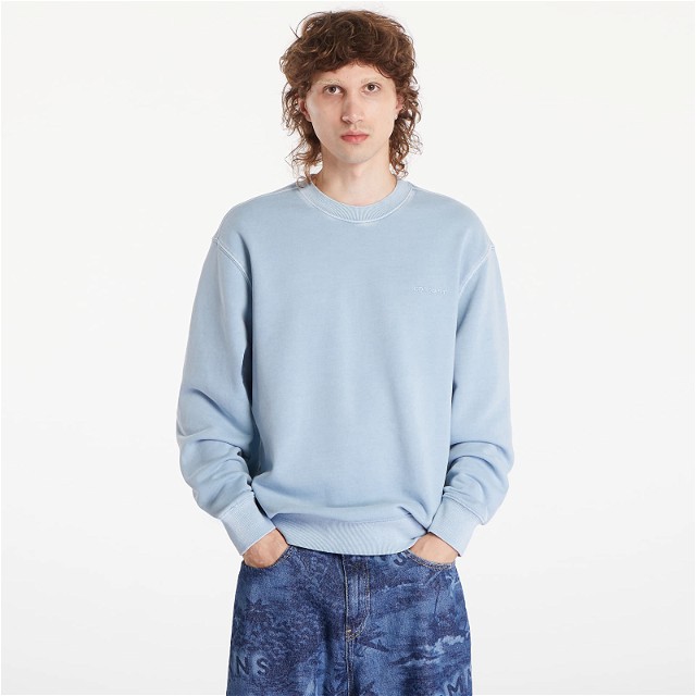 Sweatshirt Carhartt WIP Duster Script Sweatshirt Kék | I033065.0W9GD
