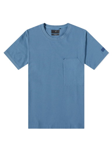 Póló Y-3 Workwear Tee Kék | HZ8857