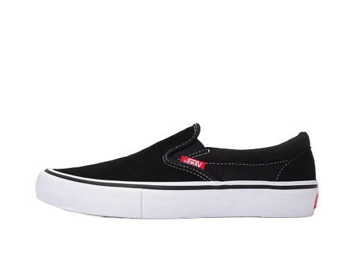 Sneakerek és cipők Vans Slip-On Pro Black White Gum Fekete | VN00097M9X1