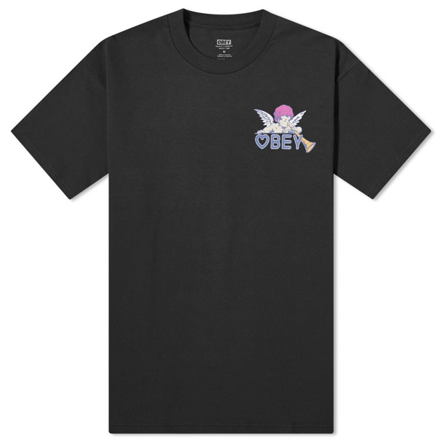 Póló OBEY Baby Angel Fekete | 165263700-BLK