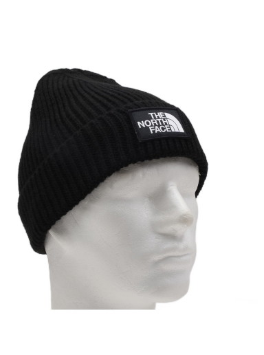 Beanie sapkák The North Face Logo Box Cuff Beanie Fekete | NF0A3FJXJK31