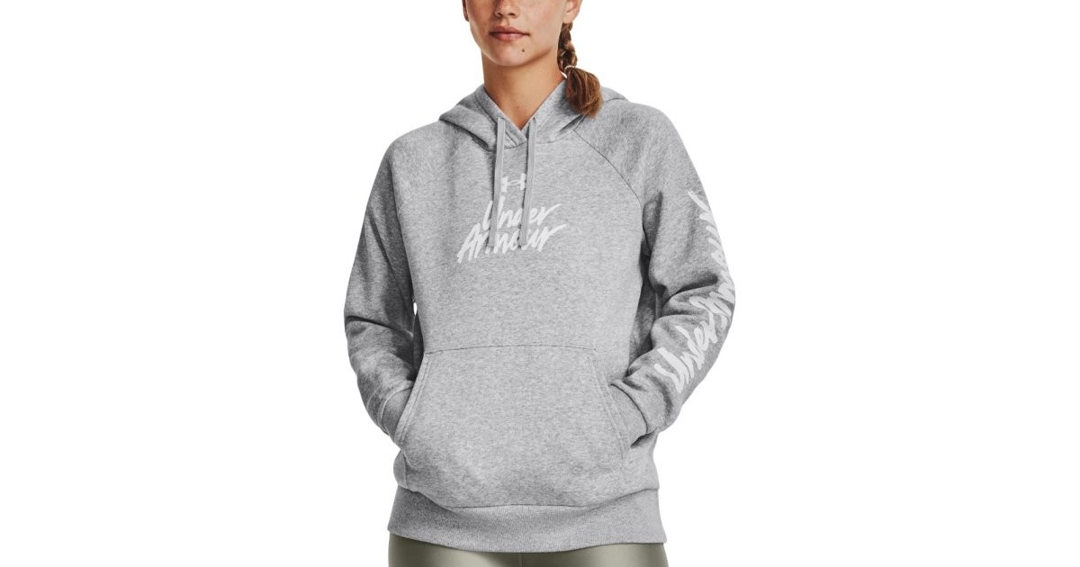 Sweatshirt Under Armour Rival Fleece Graphic Szürke | 1379609-012, 1