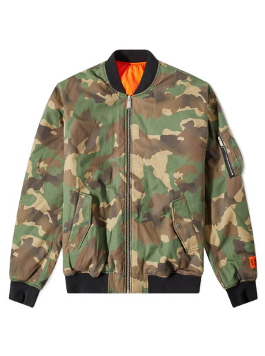 Bomber dzsekik HERON PRESTON Canvas Camo Bomber Jacket Többszínű | HMEH007F22FAB0025900