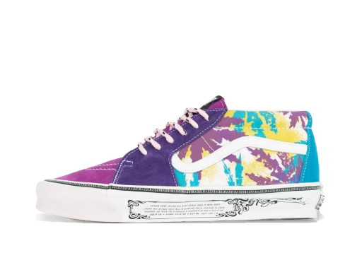 Sneakerek és cipők Vans Vault UA OG Sk8-Mid LX Aries Weed Leaf Purple Yellow Többszínű | VN0A4BVC9X21/VN0A4BVC9X2