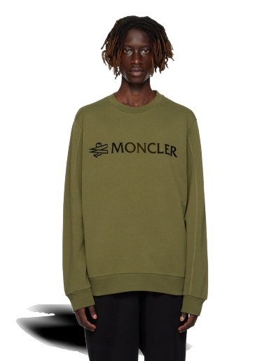 Pulóver Moncler Garment-Washed Zöld | I20918G00016809KR