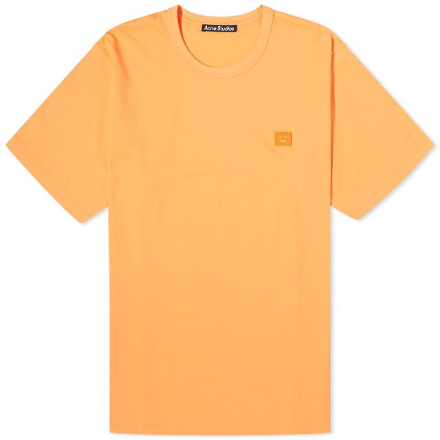 Póló Acne Studios Exford Face T-Shirt 
Narancssárga | CL0206-AC1