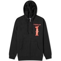 Sweatshirt Pleasures High Times Zip Hoodie Fekete | P23W061-BLK, 1