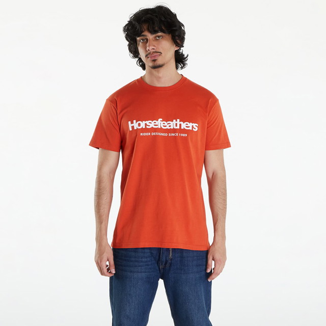 Póló Horsefeathers Quarter T-Shirt Orange Rust 
Narancssárga | SM1178U