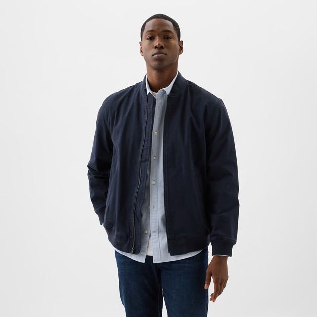 Bomber Jacket New Classic Navy