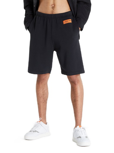 Rövidnadrág HERON PRESTON Sweatshorts Logo Recycled Co Fekete | HMCI007C99JER0011000