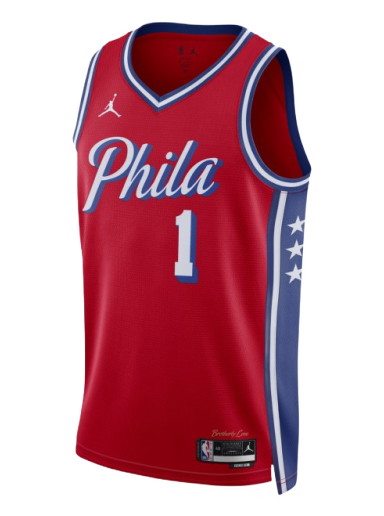 Sportmezek Jordan NBA Dri-FIT Philadelphia 76ers Statement Edition 2022 Swingman Jersey 
Piros | DO9539-664