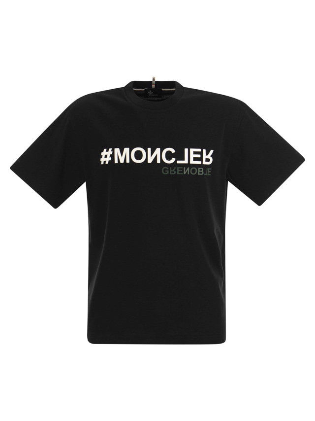 Póló Moncler Grenoble Logo T-Shirt Fekete | i20978c0000583927 999
