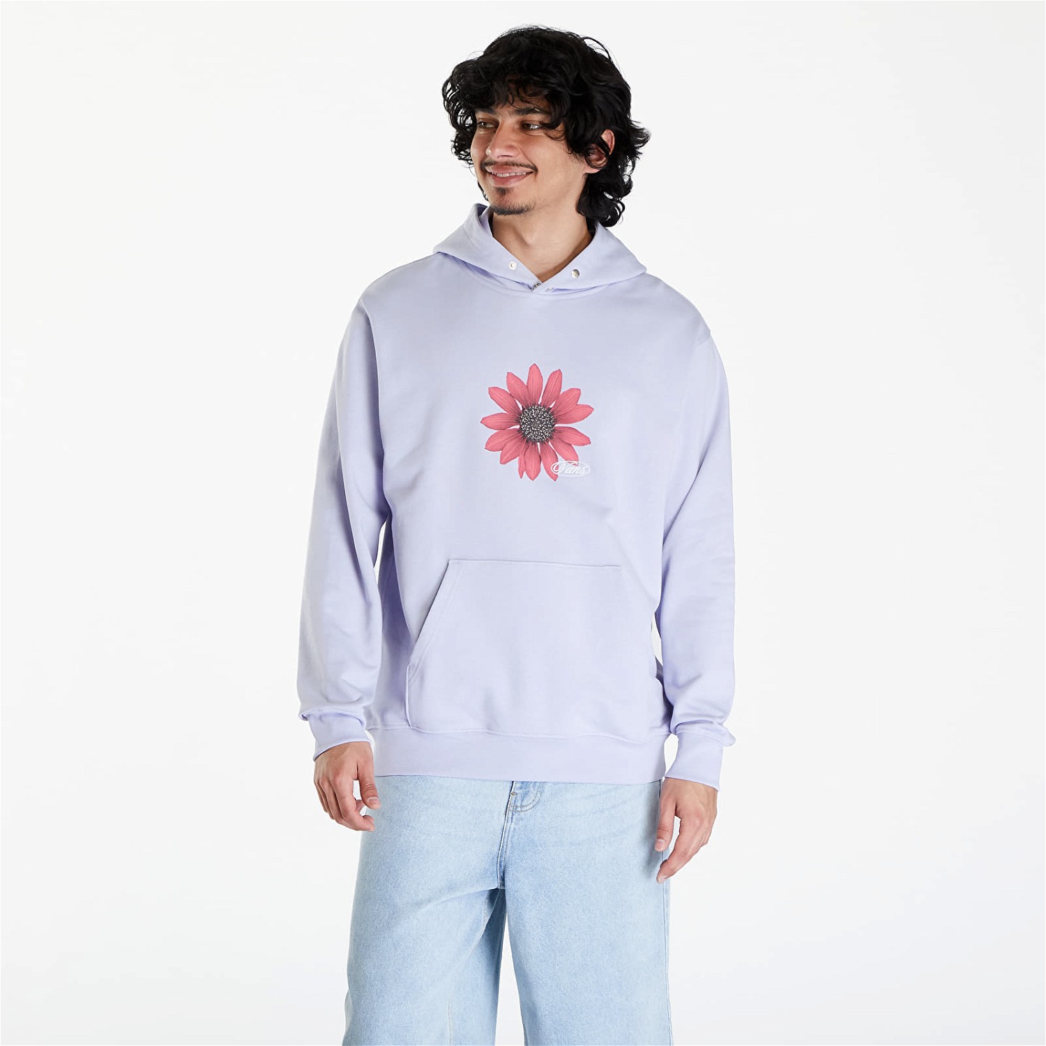 Sweatshirt Vans Dazed Snap Po Cosmic Sky Kék | VN000GEFCR21, 0