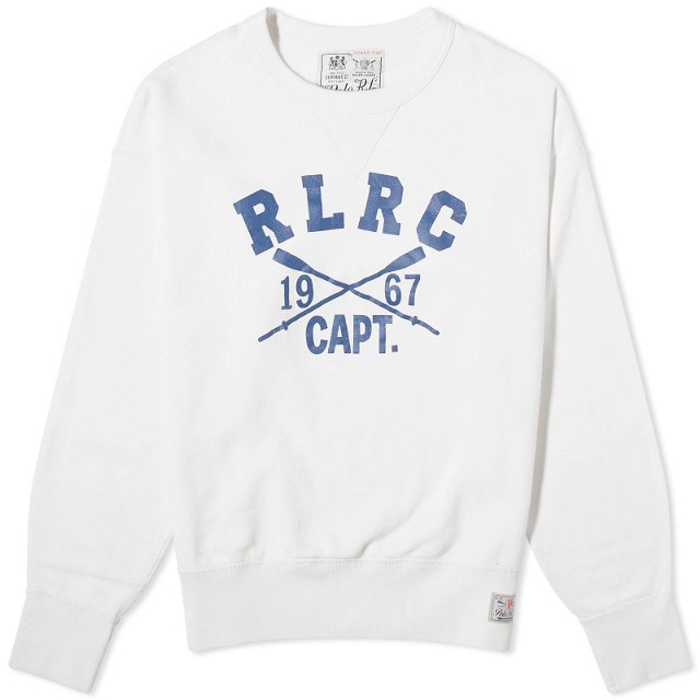 Sweatshirt Polo by Ralph Lauren RLRC Crew Sweat Fehér | 710934814001