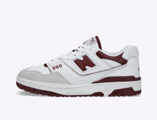 Sneakerek és cipők New Balance 550 "Sea Salt Burgundy" Fehér | BB550LI1