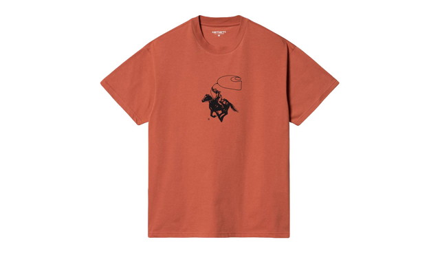 Póló Carhartt WIP S/S Lasso T-Shirt Pheonix 
Narancssárga | I031426_1ER_XX