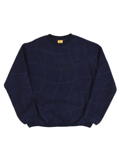 Pulóver Dime Classic Wave Polar Crewneck Sötétkék | dimeho2310nvy