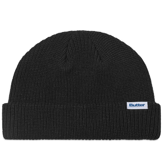 Beanie sapkák Butter Goods Wharfie Beanie Fekete | BUTTERQ1240203