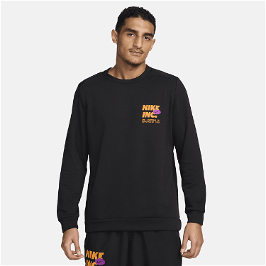 Sweatshirt Nike Dri-FIT Crewneck Fekete | FN3990-010, 0